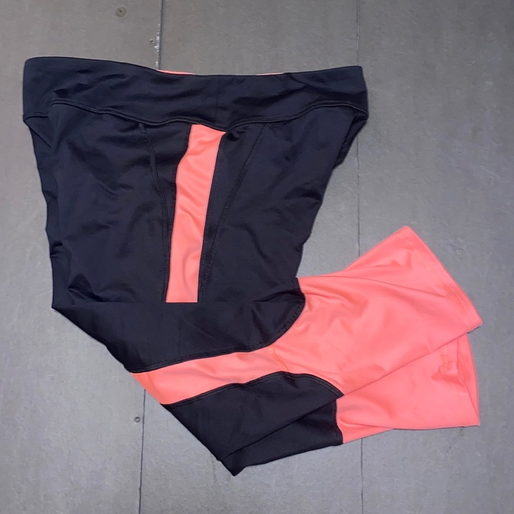 Forever 21 Large Pink Black Yoga Pants